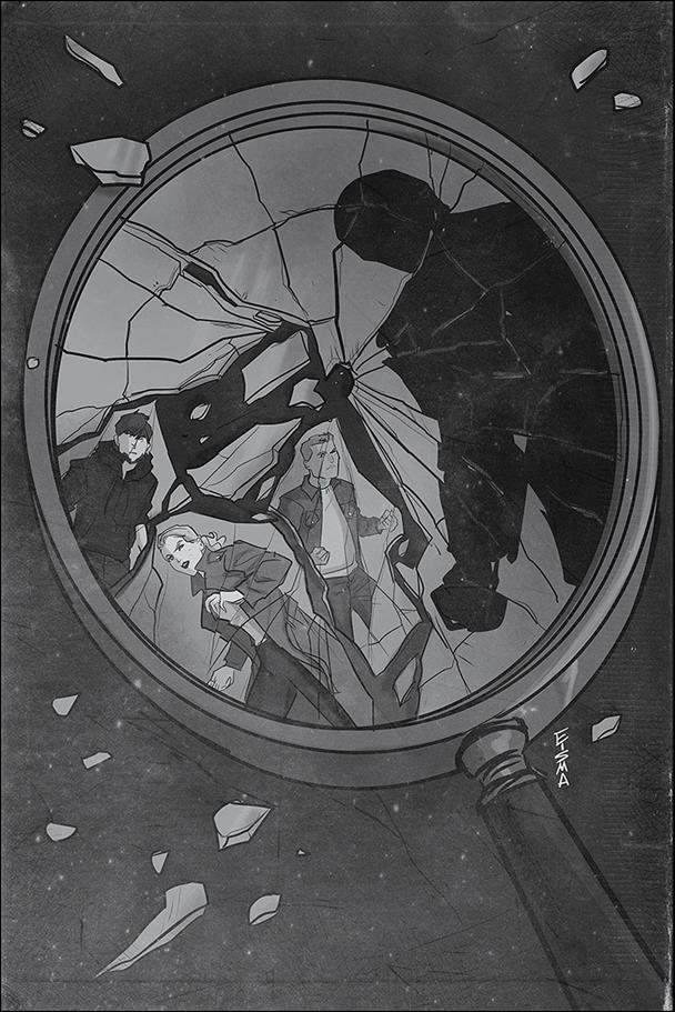 Nancy Drew & the Hardy Boys: The Death of Nancy Drew issue 6-D 1:25 Virgin Black & White Cover