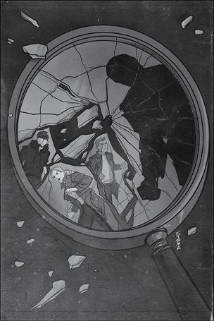 Nancy Drew & the Hardy Boys: The Death of Nancy Drew issue 6-D 1:25 Virgin Black & White Cover