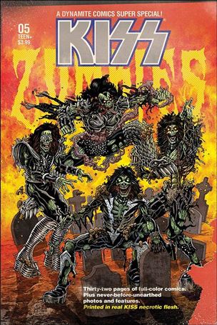 Kiss Zombies issue 5-E Ken Haeser Cover