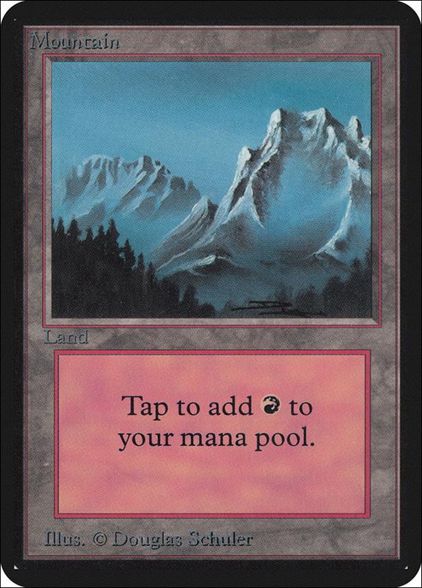 Magic the Gathering: Limited Edition Alpha (Base Set) card 289 Mountain