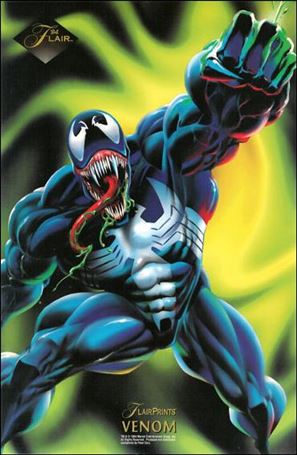 Marvel Annual Flair '94 (FlairPrints Subset) card 9 Venom