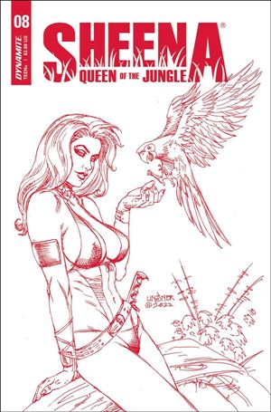 Sheena: Queen of the Jungle (2021) issue 8-I Joseph Michael Linsner 1:10 Red Line Art Cover