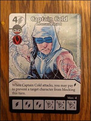 DC Comics Dice Masters Justice League  card 44 Captain Cold - Leonard Snart