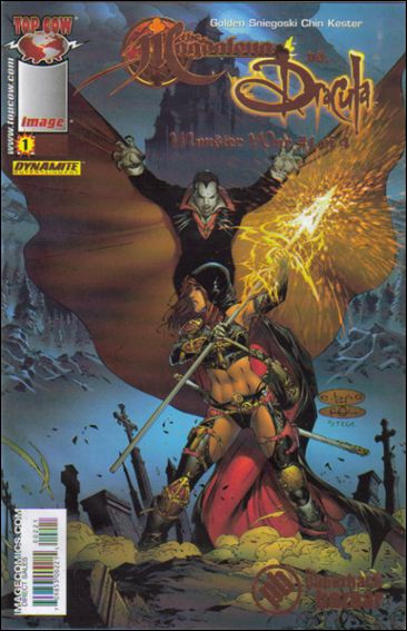 Magdalena vs Dracula Monster War 2005 issue 1-F Eric Basaldua PBBZ Salmon Foil Edition w/ COA 1/30