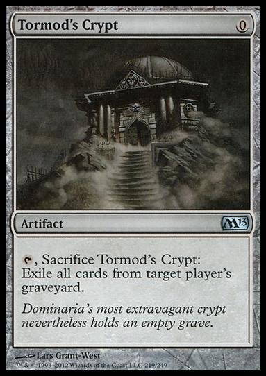 Magic the Gathering: 2013 Core Set (Base Set) card 219 Tormod's Crypt