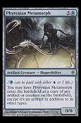 Magic the Gathering: New Phyrexia card 42 Phyrexian Metamorph