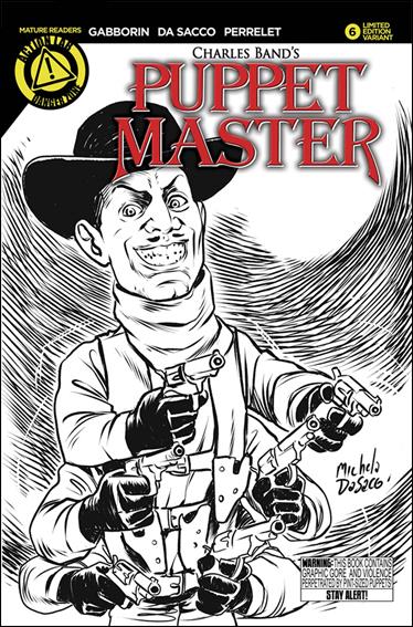 Puppet Master (2015) issue 6-C Six Shooter Sketch Cover