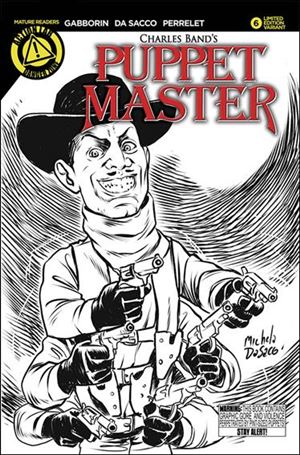 Puppet Master (2015) issue 6-C Six Shooter Sketch Cover
