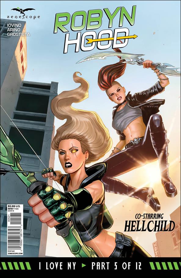 Robyn Hood: I Love NY issue 5-B Larry Watts Cover