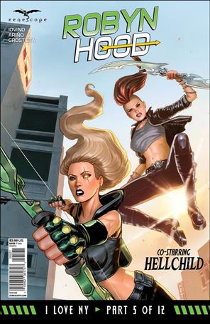 Robyn Hood: I Love NY issue 5-B Larry Watts Cover