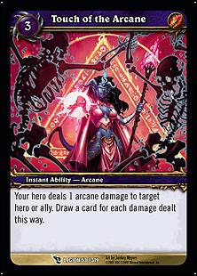 World of Warcraft: March of the Legion (Base Set) card 53 Touch of the Arcane