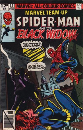 Marvel Team-Up (1972) issue 82-B UK Price Cover