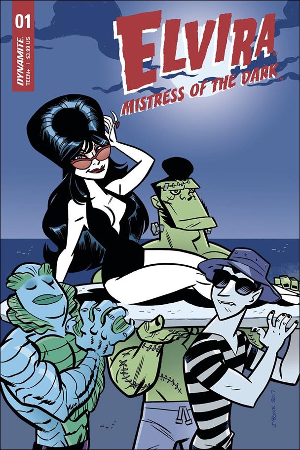 Elvira, Mistress of the Dark (2018) issue 1-B J. Bone Cover