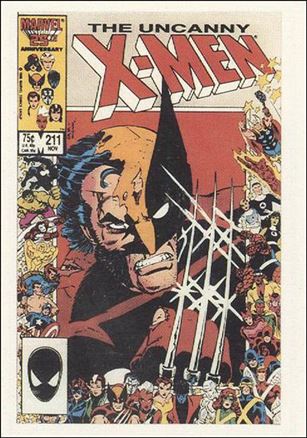 Uncanny X-Men Cover Series II (Base Set) card 38 Issue #211