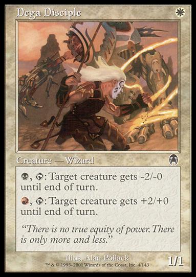 Magic the Gathering: Apocalypse (Base Set) card 4 Dega Disciple