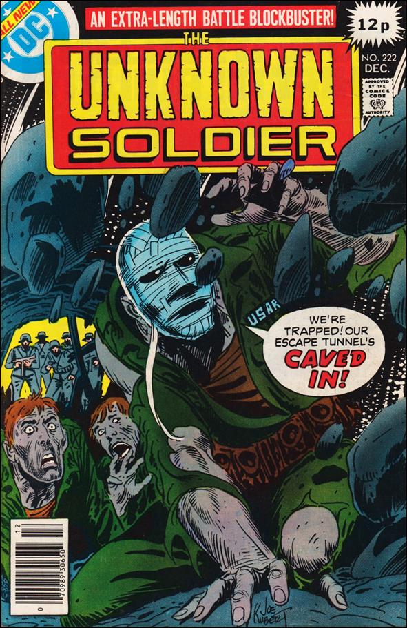 Unknown Soldier (1977)  issue 222-B UK Price Cover