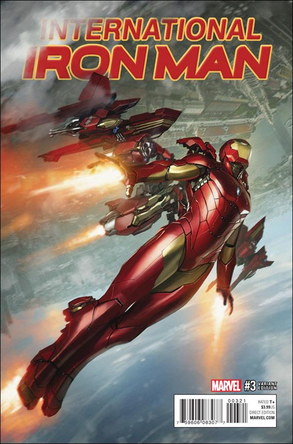International Iron Man issue 3-B Skan 1:25 Cover