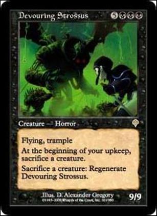 Magic the Gathering: Invasion (Base Set) card 101 Devouring Strossus