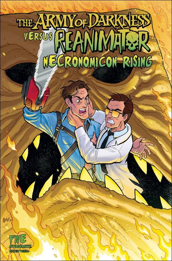Army of Darkness vs Reanimator: Necronomicon Rising issue 5 Tony Fleecs Cover