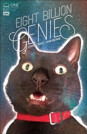 Eight Billion Genies issue 1-F 1:50 Glitter Cat Cover