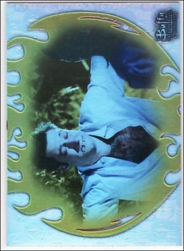 Buffy the Vampire Slayer: Connections (Parallel Foil Base Set) card BC-36 Willow + Warren: Evil Connection