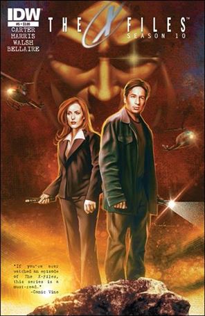 X-Files: Season 10 issue 5 Carlos Valenzuela Cover