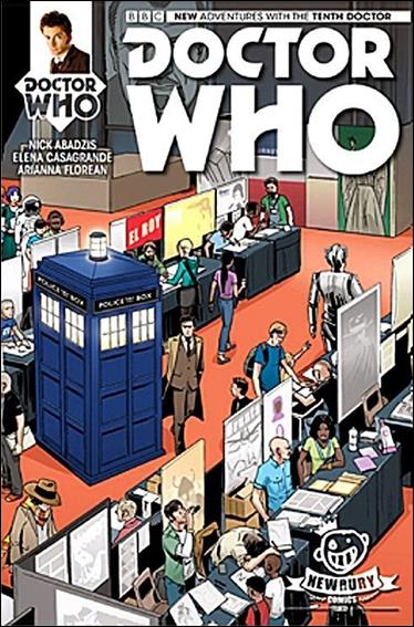 Doctor Who: The Tenth Doctor issue 1-N Warren Pleece Newbury Comics Cover