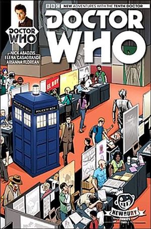 Doctor Who: The Tenth Doctor issue 1-N Warren Pleece Newbury Comics Cover
