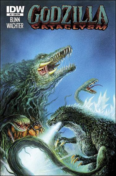 Godzilla: Cataclysm issue 2-B Bob Eggleton Subscription Cover