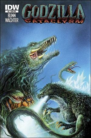 Godzilla: Cataclysm issue 2-B Bob Eggleton Subscription Cover