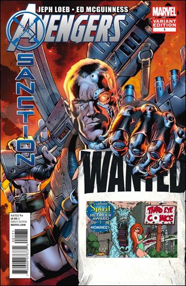 Avengers: X-Sanction issue 1-HB Third Eye Comics Bryan Hitch Wanted Cover 1/500