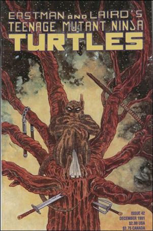 Teenage Mutant Ninja Turtles (1984) issue 42 Wraparound Cover