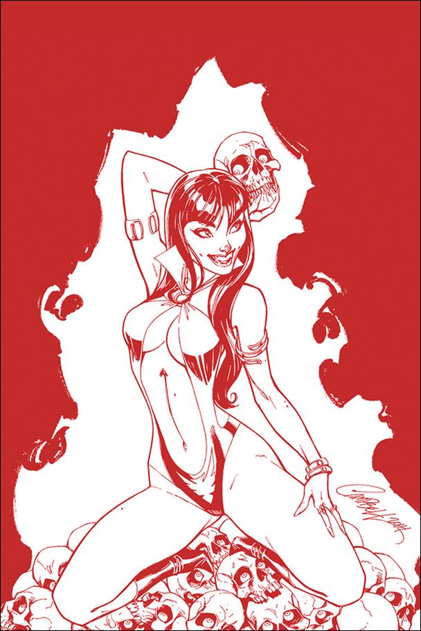 Vampirella (2019) issue 3-S J. Scott Campbell Red Line Art Cover