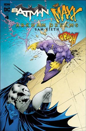 Batman/The Maxx: Arkham Dreams issue 4-B Sam Kieth Blue Cover