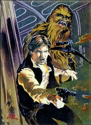 Star Wars Finest (Promo) card B1 Han Solo & Chewbacca