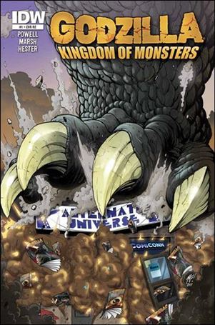 Godzilla: Kingdom of Monsters issue 1-ME Alternate Universe Cover 1/500