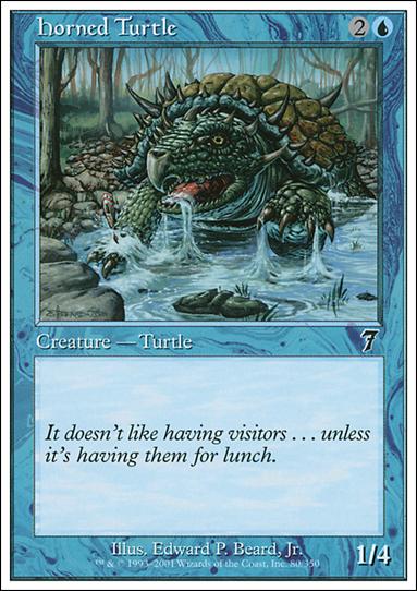 Magic the Gathering: 7th Edition (Base Set) card 80 Horned Turtle