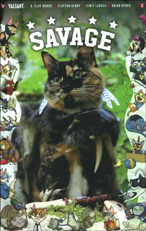 Savage (2016) issue 2-C Valiant Cat Cosplay Cover