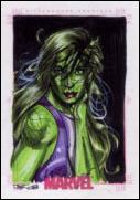 Women of Marvel (SketchaFEX Subset) card JK Jim Kyle 1/202