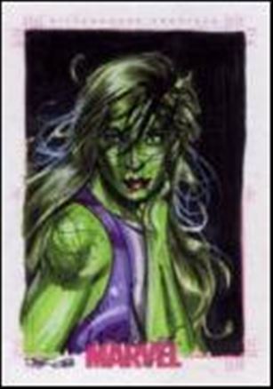 Women of Marvel (SketchaFEX Subset) card JK Jim Kyle 1/202