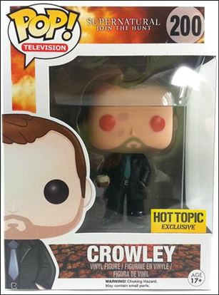 POP! Television figure 200-B Crowley (Red Eyes) Hot Topic