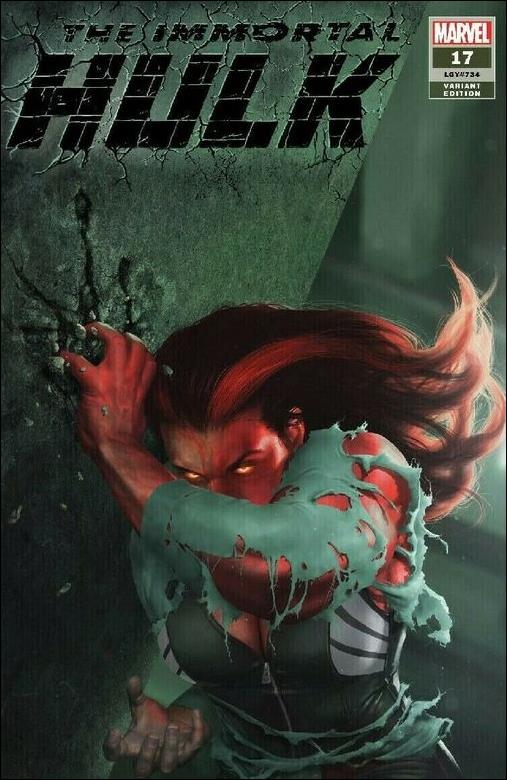 Immortal Hulk issue 17-D Rahzzah Cover 1/1000
