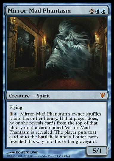 Magic the Gathering: Innistrad (Base Set) card 68 Mirror-Mad Phantasm
