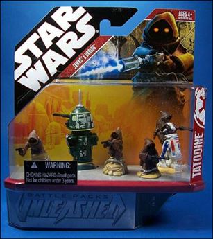 Star Wars: Unleashed Multi-Figure Battle Packs figure 23 Trouble on Tatooine - Jawas and Droids