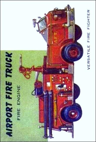 World on Wheels (Base Set) card 25 Airport Fire Truck