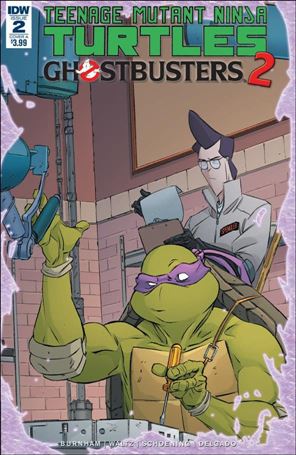 Teenage Mutant Ninja Turtles/Ghostbusters 2 issue 2 Dan Schoening Cover