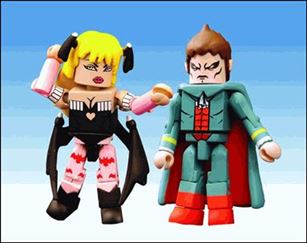 Street Fighter II Minimates (Series 1) figure 2-C Dimitri P2 /Morrigan P2 (Previews Exclusive)