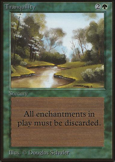 Magic the Gathering: Limited Edition Beta (Base Set) card 221 Tranquility