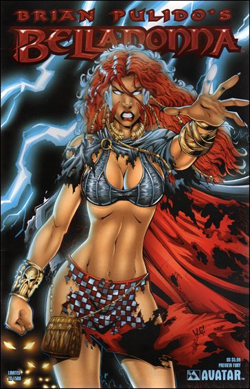 Brian Pulido's Belladonna Preview issue 1-B Fury Cover 1/1500