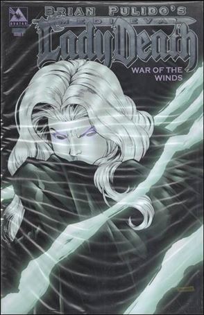 Brian Pulido's Medieval Lady Death: War of the Winds issue 2-E Platinum Foil Cover Polybagged with COA 1/750